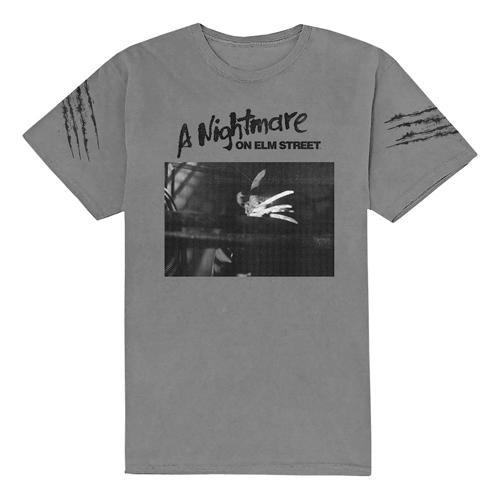 A Nightmare On Elm Street - Sleeve Scratch Herren T-Shirt - Grau